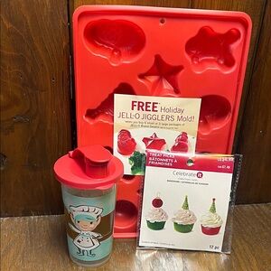 Set of holiday items, perfect for holiday fun with children